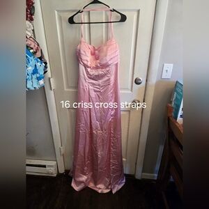 Elegant Pink Evening Gown